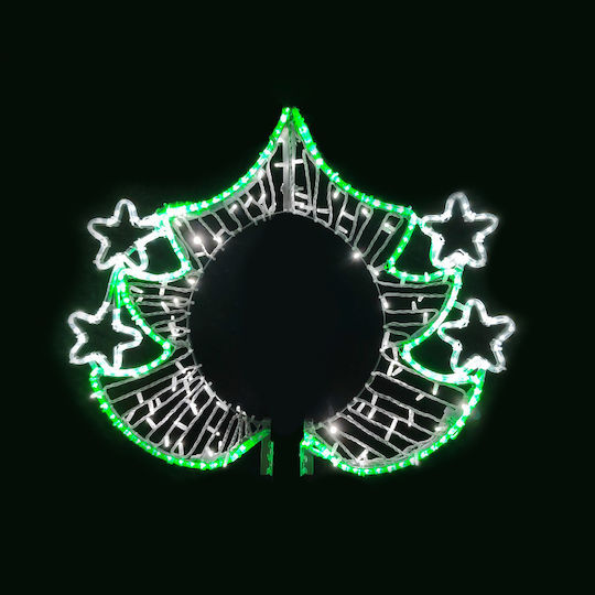 Aca Weihnachtlicher Lichtschlauch 93x85x85cm Christmas Tree
