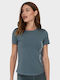 Only Women's Athletic T-shirt Blue