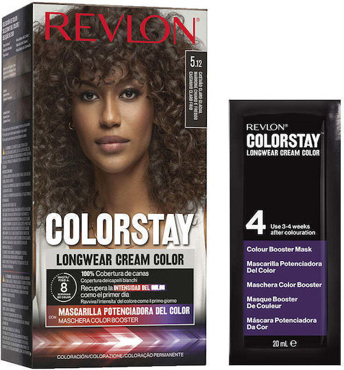 Revlon Colorstay Haarfärbemittel 5,12 Glacial Brun 4x