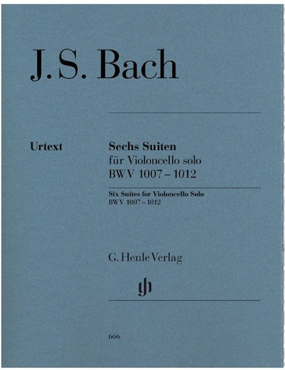G. Henle Verlag J.s. Bach Έξι Σουίτες Bwv 1007-1012) pentru Instrumente cu coarde