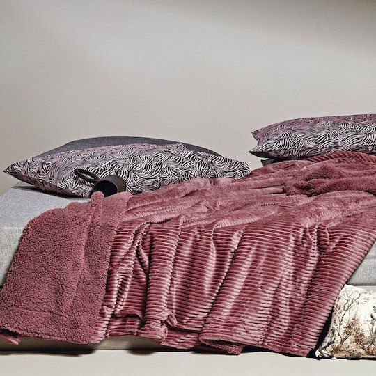 Kentia Spencer Furry Blanket King Size 260x240cm