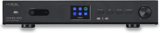 Helvia Bluetooth Receiver / Streamer / Wifi Network Player Μαύρο