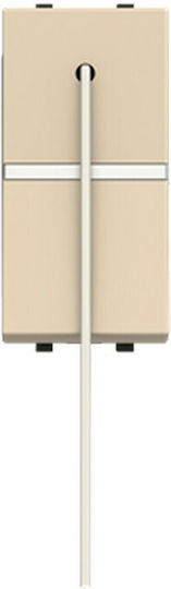 Abb Zenit Knopf Kabel in Gold Farbe 702453