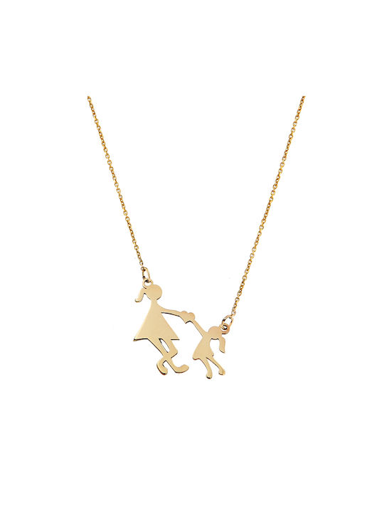 Ioannis Kosmima Necklace Mum from Gold 14K