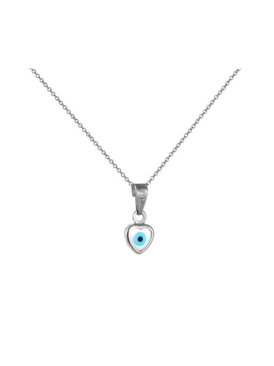 Ioannis Kosmima Necklace Eye from White Gold 14K