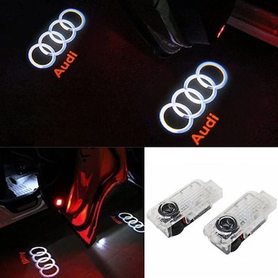 Car Door Projectors with Audi Logo