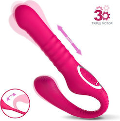 Kinksters Strapless Strap On με Δόνηση σε Φούξια Χρώμα Kinksters Strapless Strap On με Δόνηση σε Φούξια Χρώμα