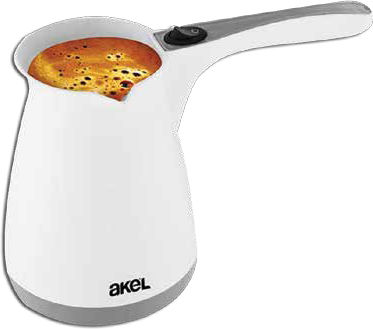 Electric Greek Coffee Pot 600W with Capacity 500ml White