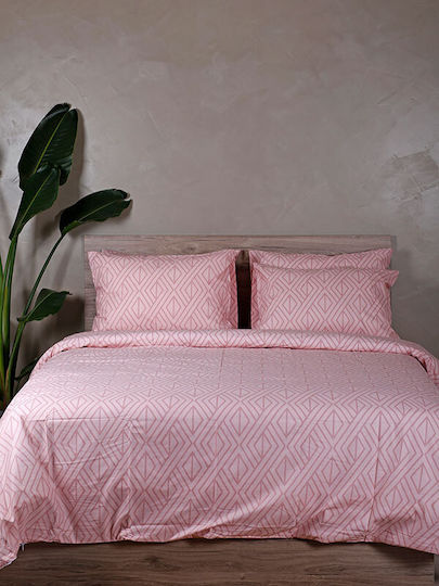 Sunshine Duvet Cover Cotton Single 170x250 Cotton Feelings 2042 Pink