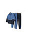 Mayoral Kids Sweatpants Set Light Blue 3pcs