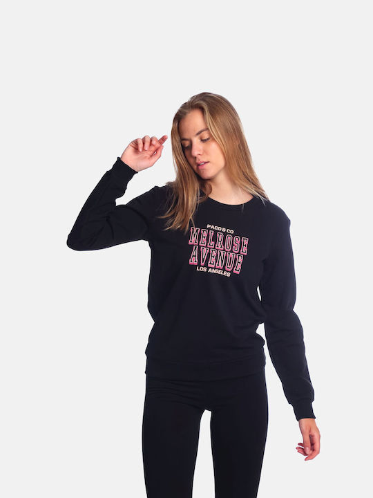 Paco & Co Women's Sweatshirt Black