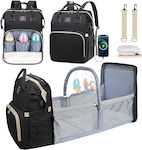 Land Diaper Bag Backpack Black