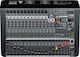 AXD Sound TE-1600 Αυτοενισχυόμενη Αναλογική Κονσόλα 16 Καναλιών με Phantom Power & 16 Εισόδους XLR & Bluetooth