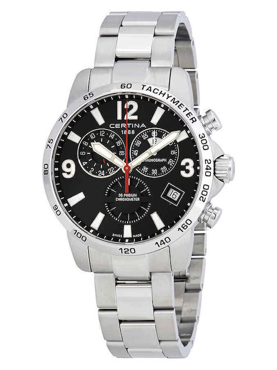 Certina Ds Podium Ανδρικό Ρολόι 42mm Χρονογράφο...