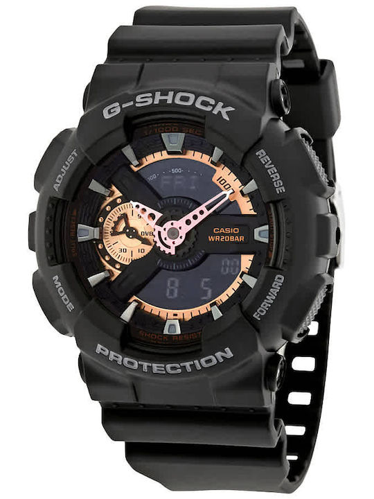Casio G-shock Ανδρικό Ρολόι 55mm Μπαταρίας με Μ...