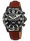 Certina Ds Podium Ανδρικό Ρολόι 42mm Χρονογράφος Μπαταρίας με Μαύρο Μεταλλικό Μπρασελέ