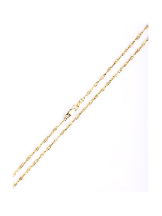 Savvidis Goldene Kette Nacken 14K