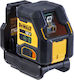 DEWALT Αυτορυθμιζόμενο Γραμμικό Αλφάδι Laser Πράσινης Δέσμης 18V με Εύρος Εργασίας 55m
