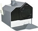 Pawhut Cat Toilet Closed Gray L47 x W45 x H42cm