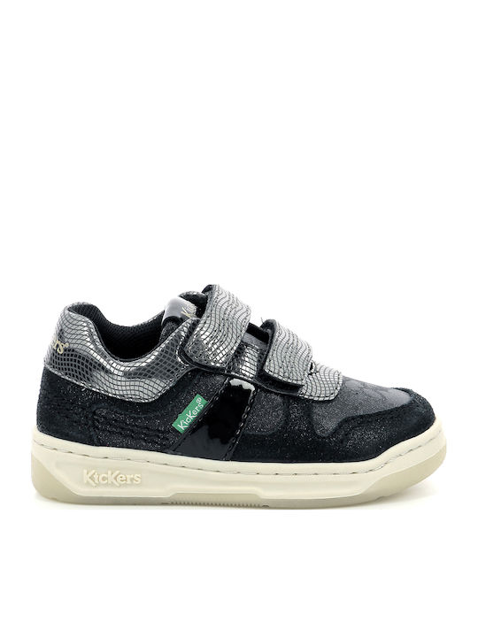 Kalido Παιδικά Sneakers με Σκρατς Μαύρα