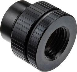 Ekwb Panelmontierter Adapterbeschlag Ek-quantum Torque Pass-Through G1/4 Weiblich-Weiblich Schwarz