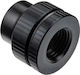 Ekwb Panel-mounted Adapter Fitting Ek-quantum Torque Pass-through G1/4 Female-Female Black Fittings