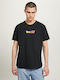 T-shirt Μαύρο