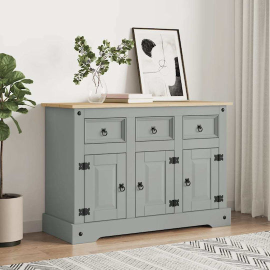 Μπουφές από Μασίφ Ξύλο με Συρτάρια 112x43x78cm