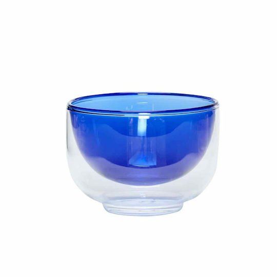Hubsch Bol Decorativ Sticlă Transparent 13x9x9cm 1buc