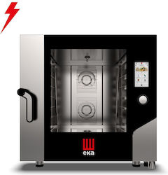 EKA Elektrischer Backofen Kapazität 6 GN 1/1 Mkf 664 Ts H60xB40xH85cm