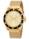 Michael Kors Everest Men's Watch 43mm Battery with Gold Stainless Steel Bracelet