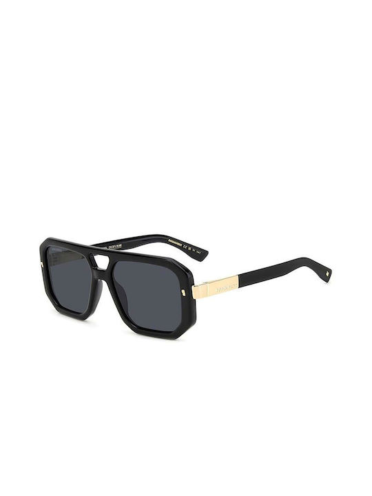 Dsquared2 D2 Ochelari de soare cu Negru Rame și Negru Lentilă D2-0105S807