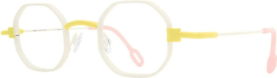 Anne et Valentin Prescription Eyeglass Frames White 22C47