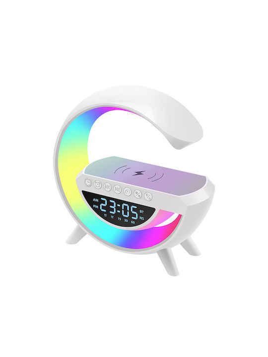 Bluetooth Διακοσμητικό Φωτιστικό με Φωτισμό RGB Λαμπτήρας LED σε Λευκό Χρώμα