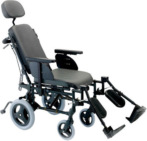 Sunrise Medical Инвалидна количка 12" Специален тип с Накланящ се гръб 103680-12 Сив