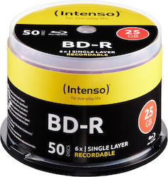 Intenso Recordable BD-R 6x 25GB Cake Box 50pcs