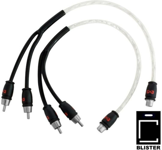 Ampire 0.3m RCA male Cable (X30S-BLISTER)