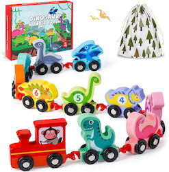 Marionette Wooden Toys Set with Train made of Wood for 3+ years+ Years Marionette Wooden Toys Set with Train made of Wood for 3+ years+ Years