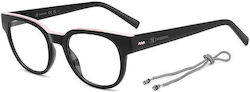 Missoni Damen-Acetatbrillengestell Schwarz MMI ...