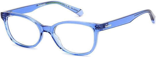 Polaroid Kinder Acetat Brillengestell mit Rezept Lila PLD D833B3V