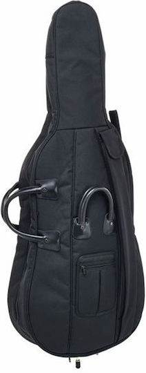 Hofner Carcasă Violoncel Căptușit 3/4 Negru