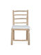 Dining Room Chair Natural-White 50x65x94cm