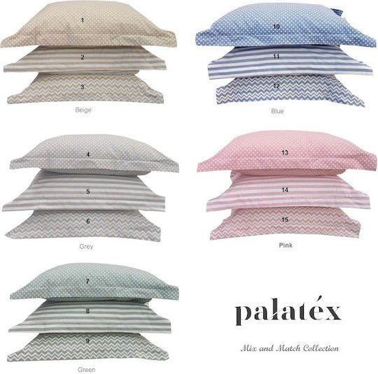 Palatex Față de pernă pentru bebeluși din 100% bumbac Gri 35x40cm