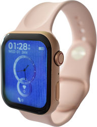 ForAll Vyatta F3 PLUS Fitme U Smartwatch με Παλμογράφο (Ροζ)
