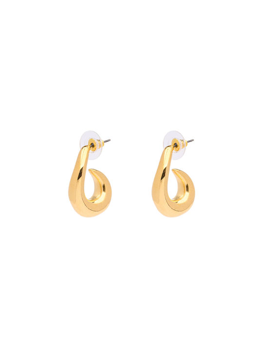 Philio Earrings Titanium Gold Plated