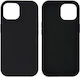 Ancus Liquid Back Cover Σιλικόνης Μαύρο (iPhone...