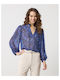 Passager Women's Blouse Long Sleeve Blue