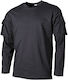 MFH Sweatshirt Militär 100% Baumwolle in Schwarz Farbe