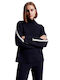 Tommy Hilfiger Women's Long Sleeve Sweater Woolen Light Blue