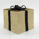 Eurolamp Christmas Fabric Figure Box Gold 40x40...